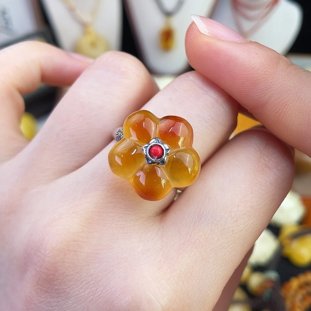 琥珀未镶嵌裸石我