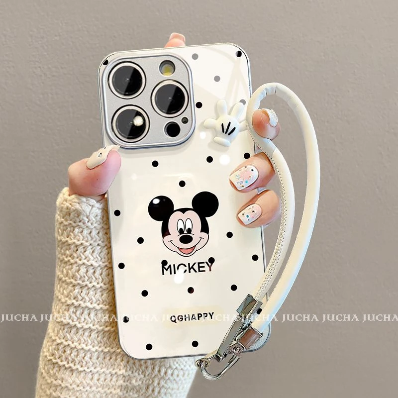 适用波点米奇手掌苹果17promax手机壳防摔高端iphone17设计感air