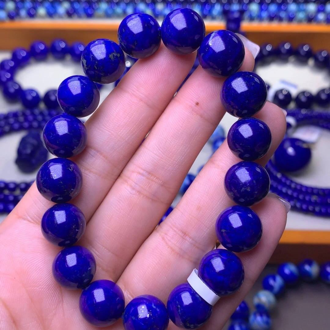 青金石未镶嵌手串12+