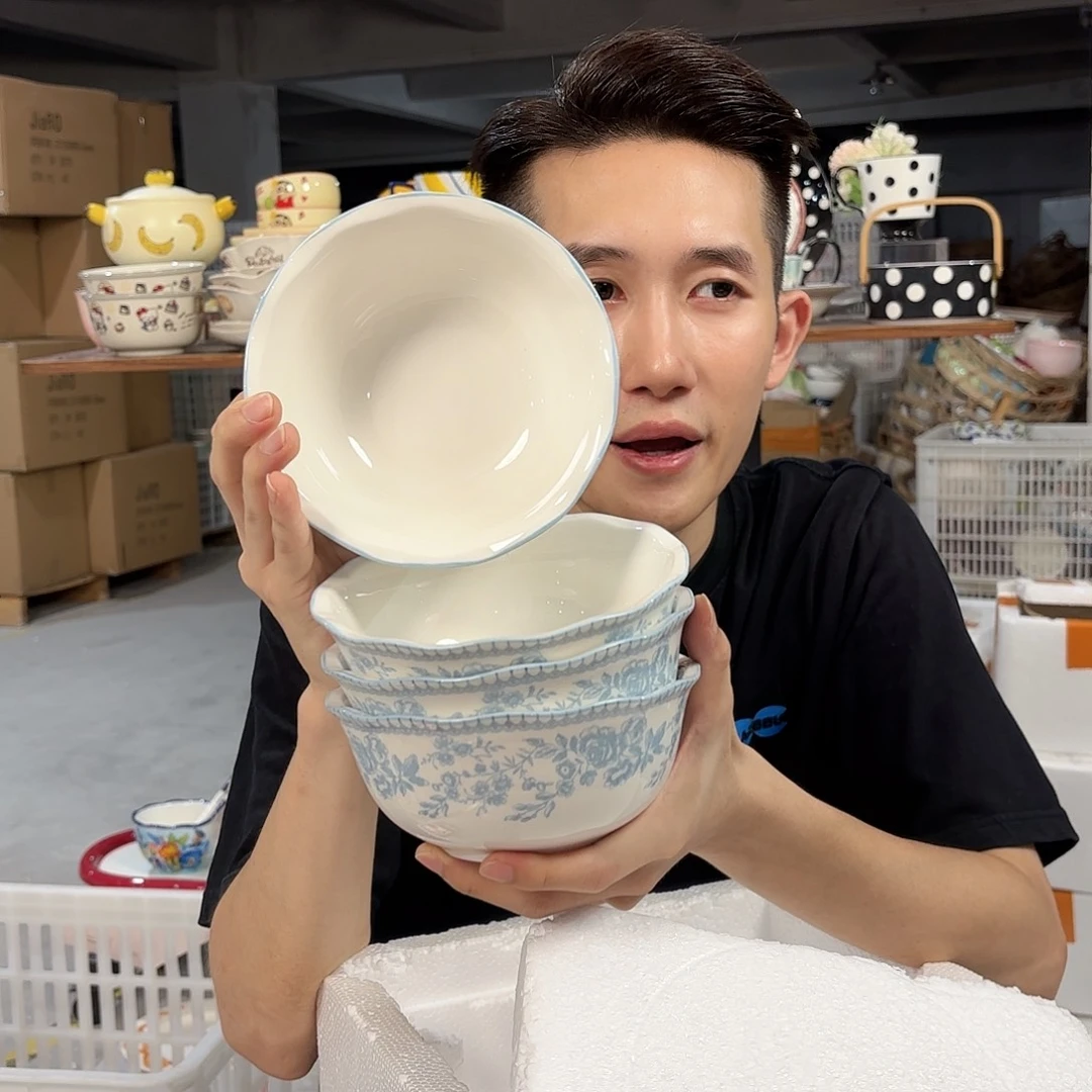 潮州陶瓷微瑕餐具6寸