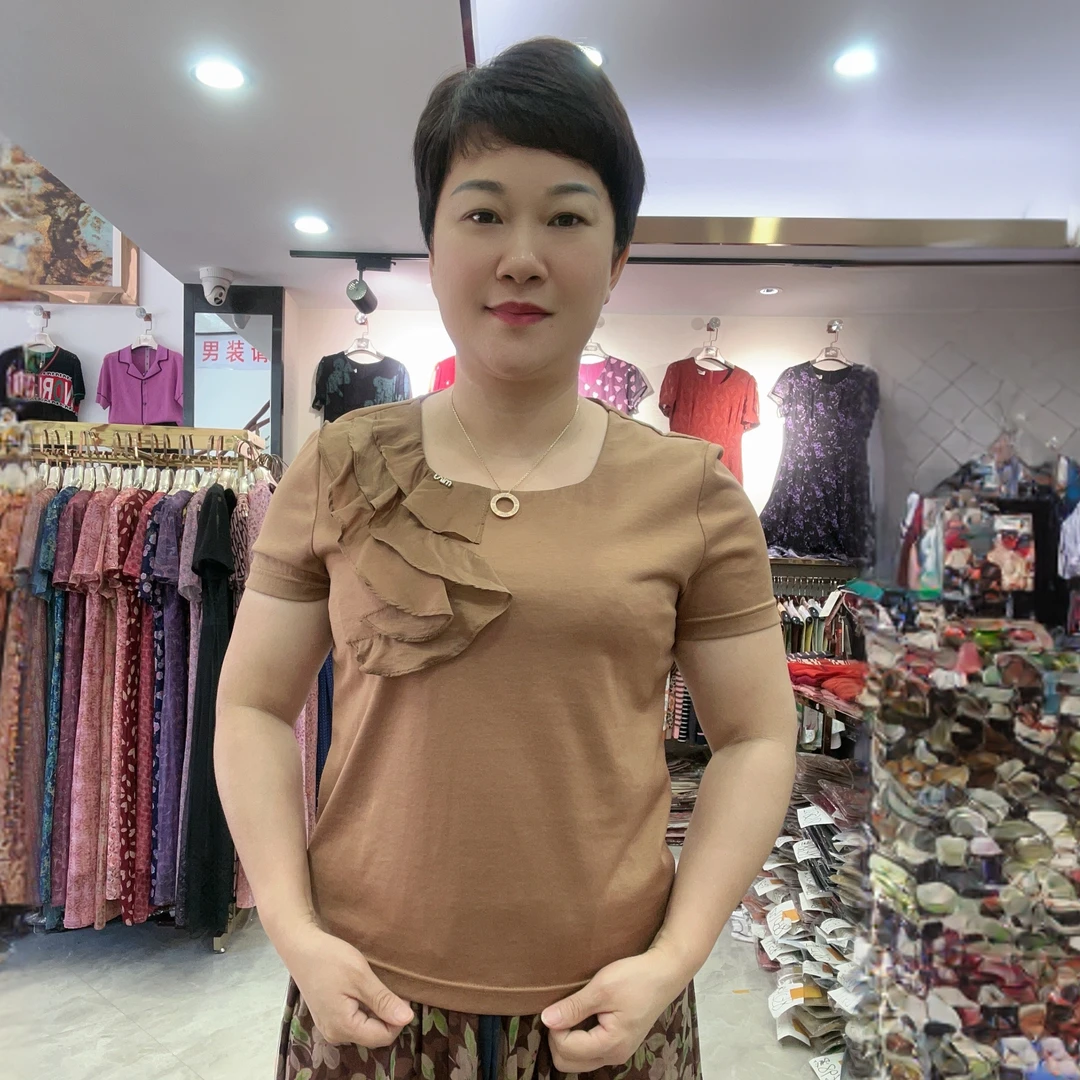 【活动款】2025夏季新款8610方领休闲时尚百搭韩版T恤