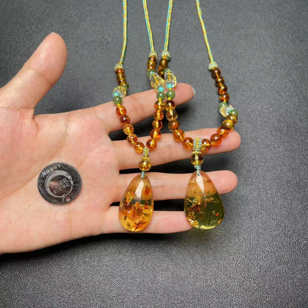 翡昱-N15-35510-617-琥珀吊坠绑绳-多样性发其一-D