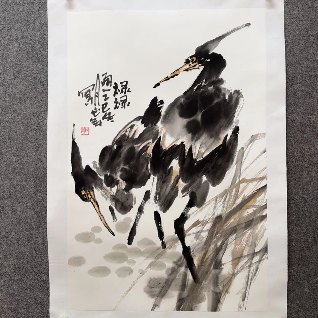 国画zz靳长年老师手绘作品