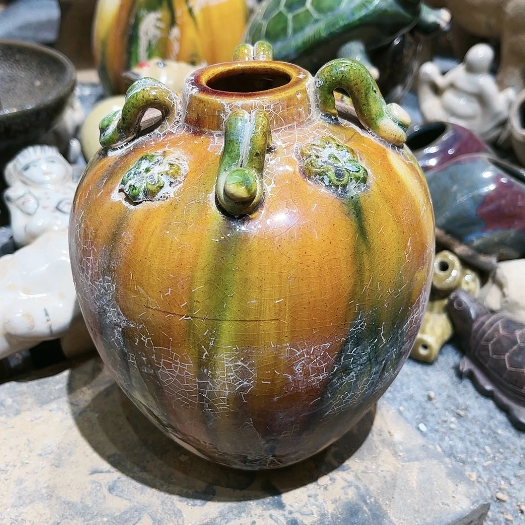 瓦当摆件茶台的一