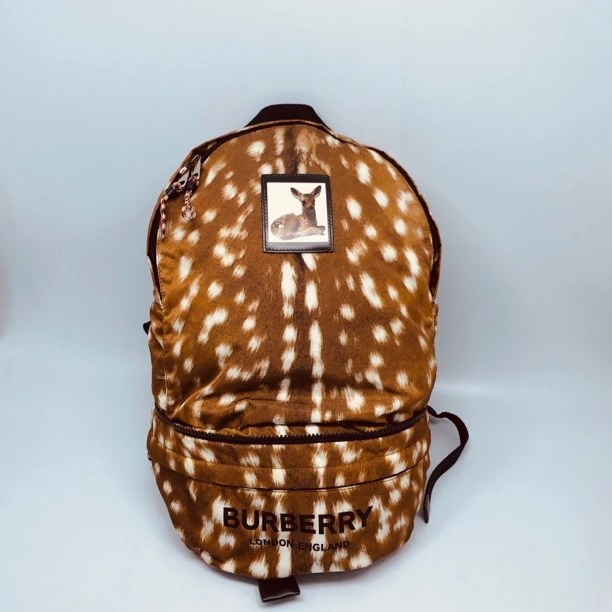 99新 BURBERRY/博柏利 梅花鹿斑纹两用包/4669号