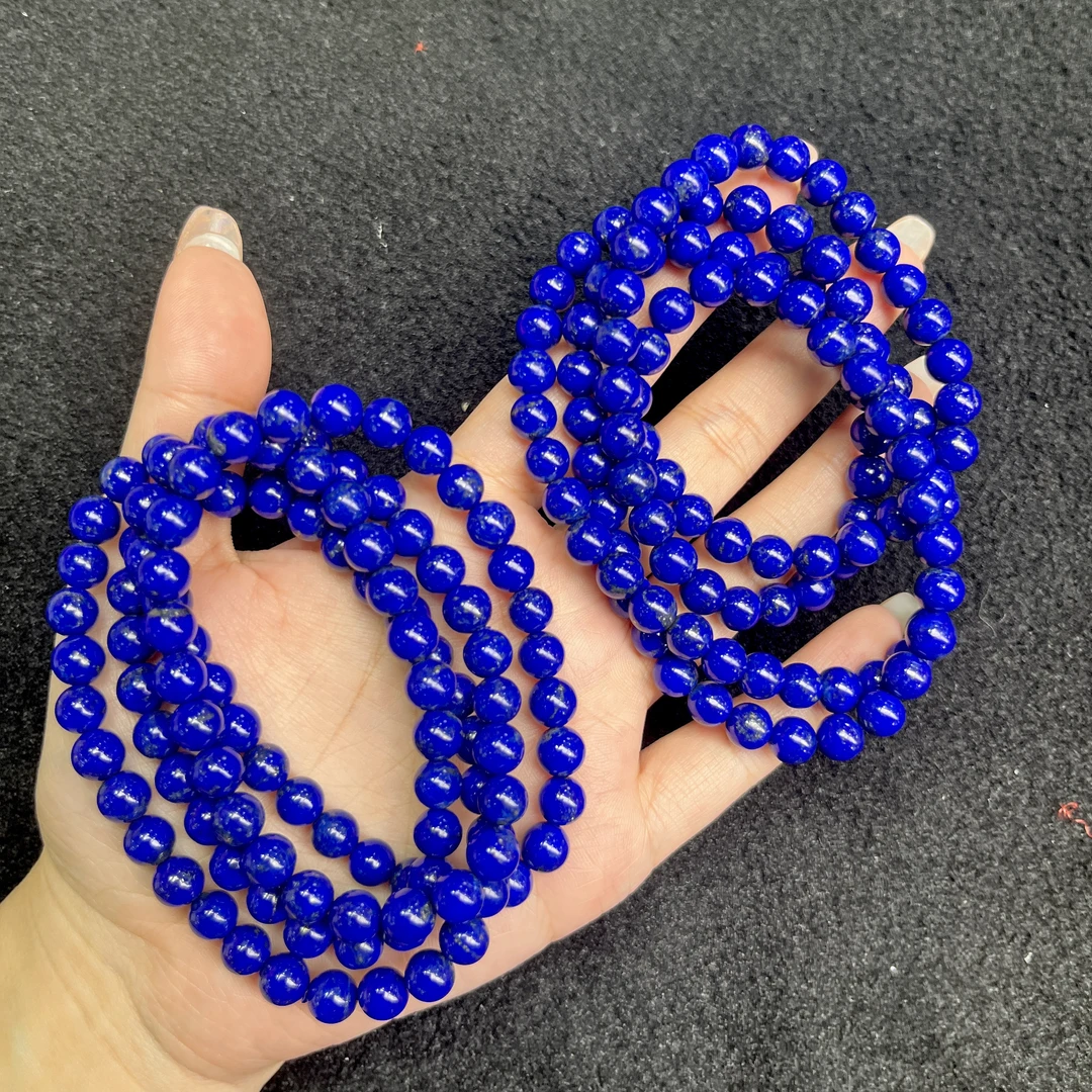 【云上叙】青金石项链-多样性发一件-6.5mm V88888-M（甄选）