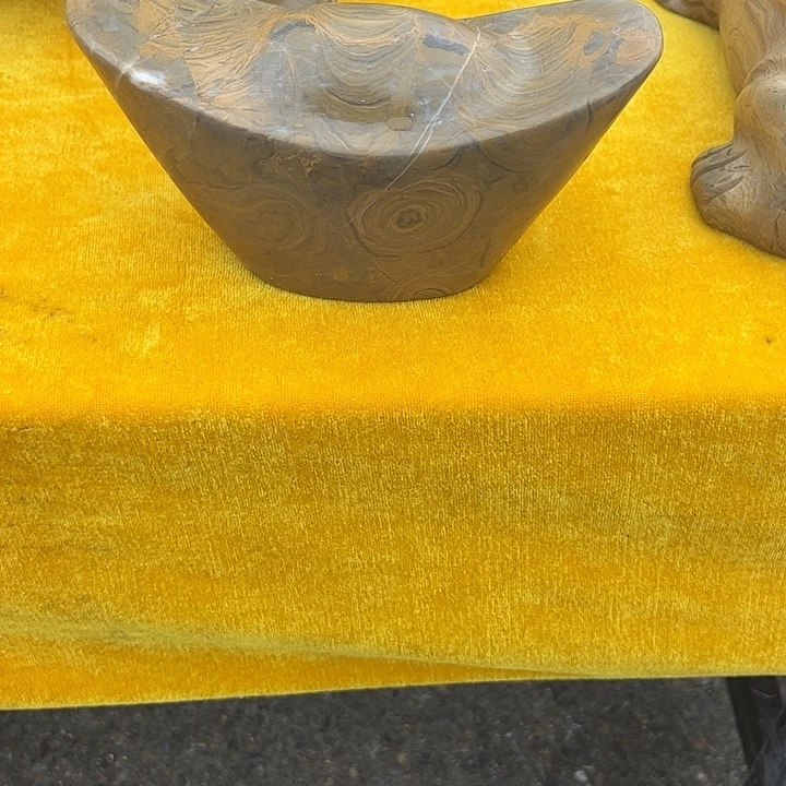 乐***家灵璧石金钱石元宝