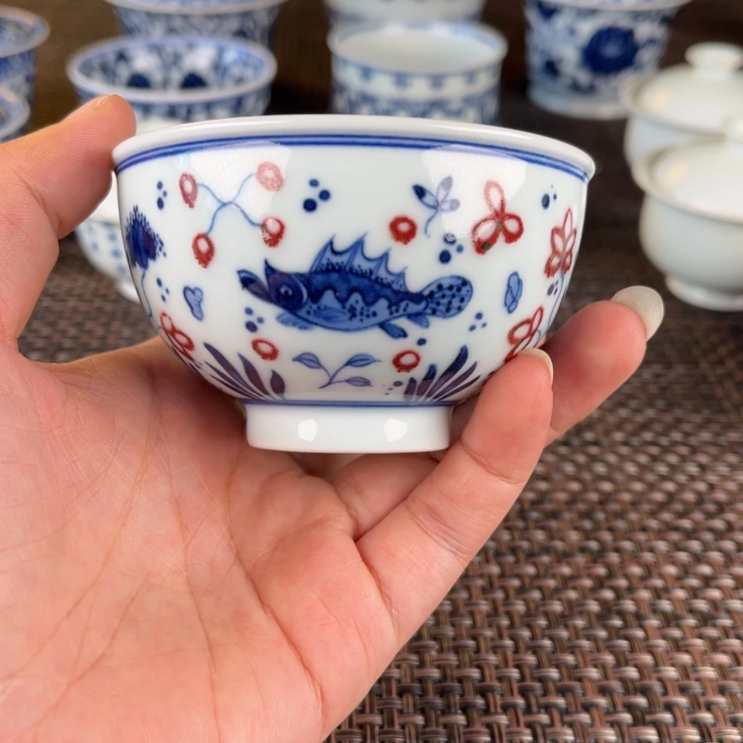 瓷片景德镇陶瓷杯子