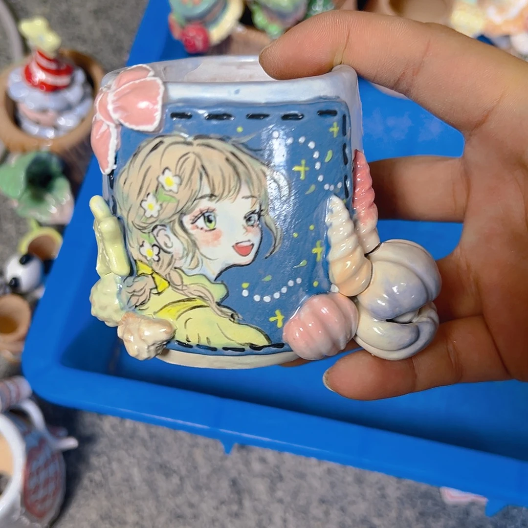清仓老梧家的手工多肉花盆