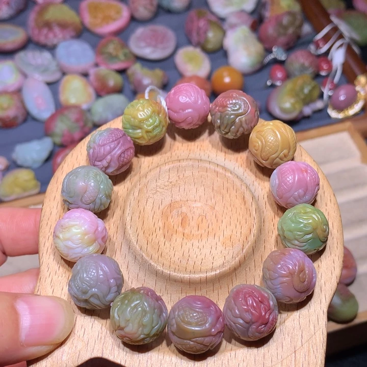 玛瑙/玉髓未镶嵌手链盐源玛瑙