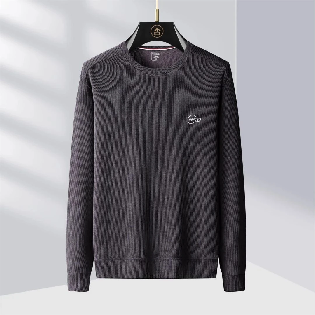 【千禧严选】品牌撤柜春秋季灯芯绒男士圆领卫衣休闲时尚通勤保暖