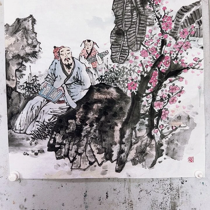国画吴树强老师书画作品