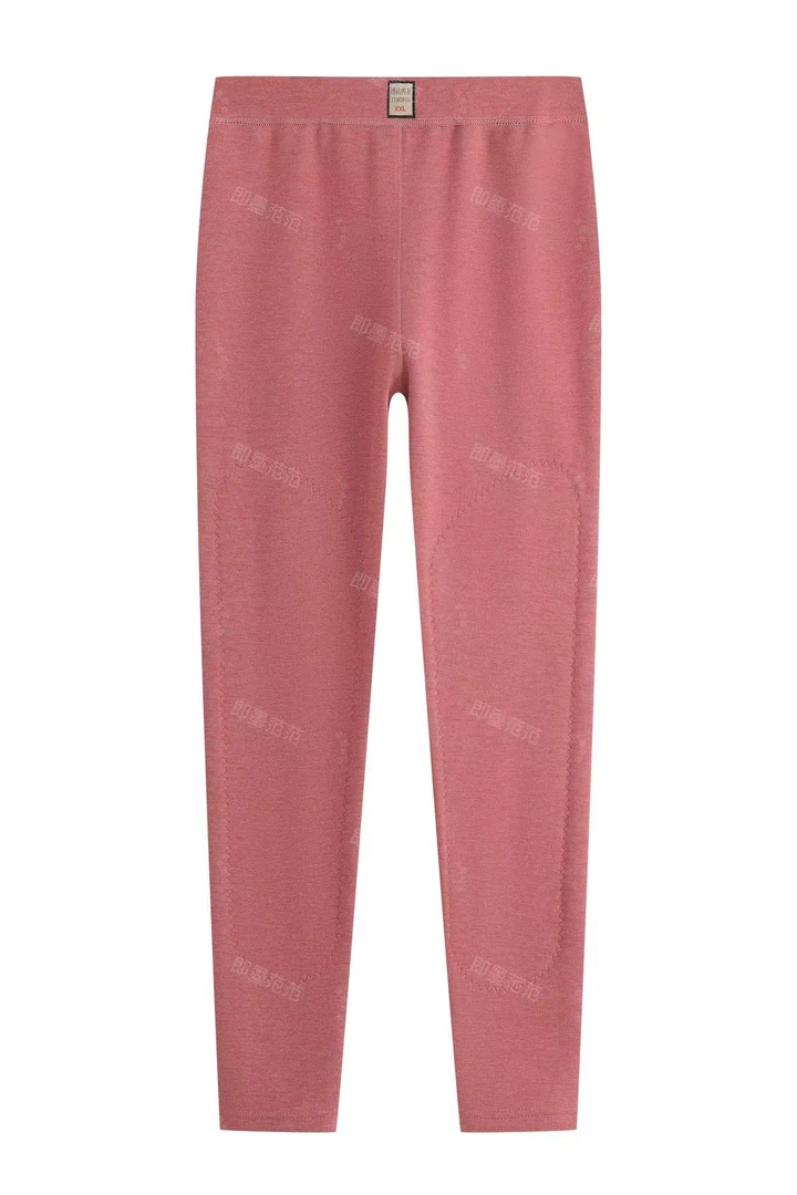 范范家【驼绒大护膝】女士蚕丝羊毛加绒加厚高腰保暖裤999