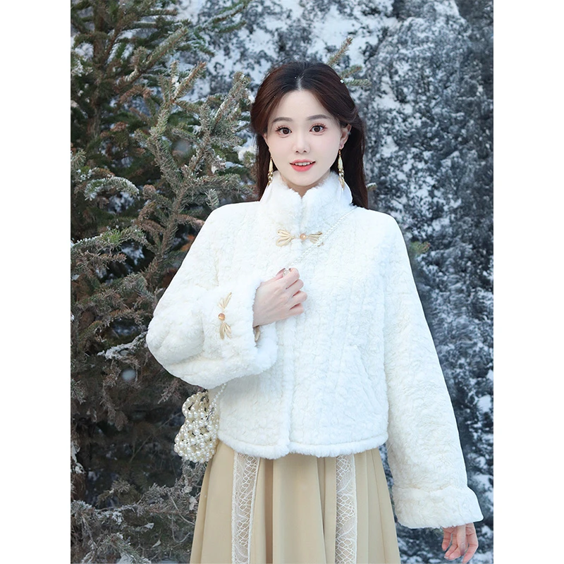 瑶西【霜序】春款古风女装穿搭汉元素汉服国风短款外衣新中式外套