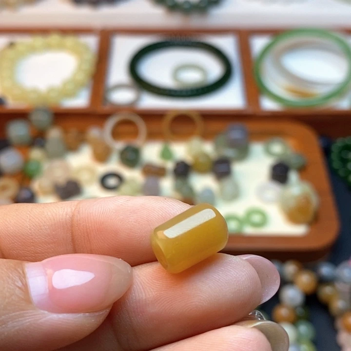 人***茶手链未镶嵌和田玉