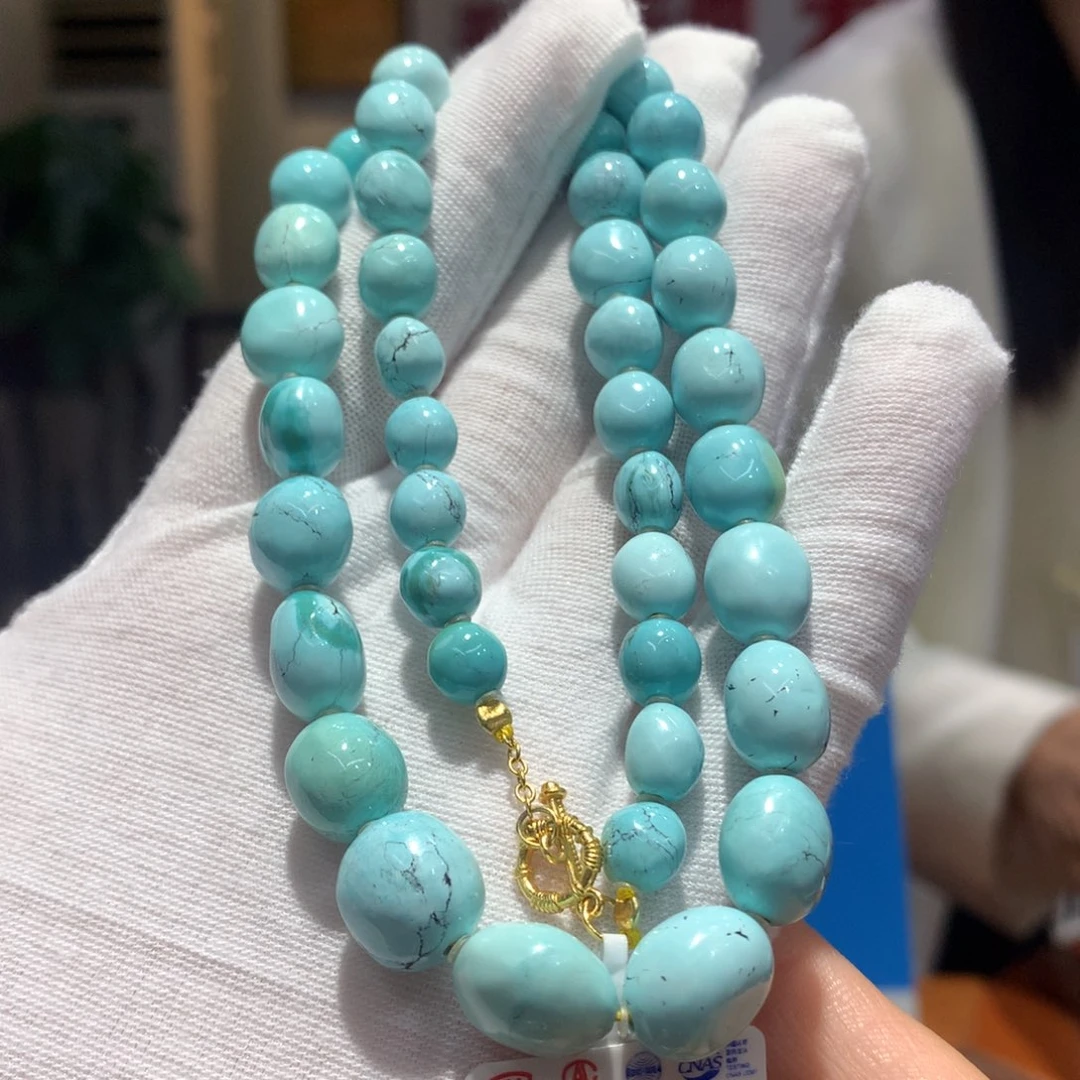 未镶嵌绿松石锁骨链