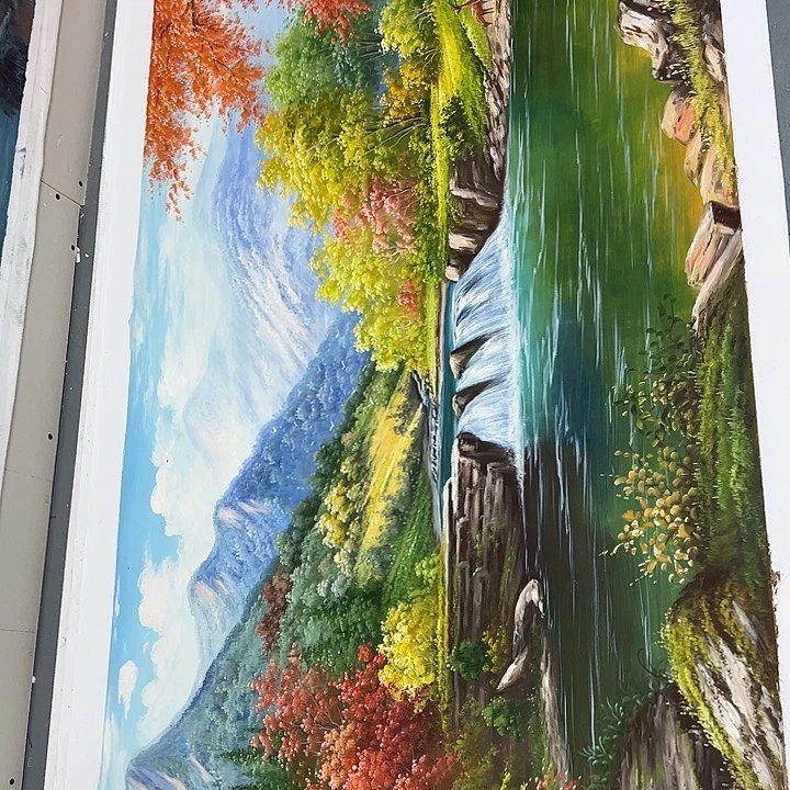 油画恭喜影子之一影子