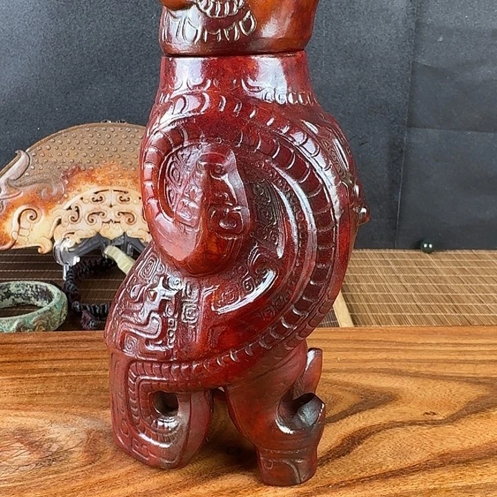 玉***雕和田玉未镶嵌挂件