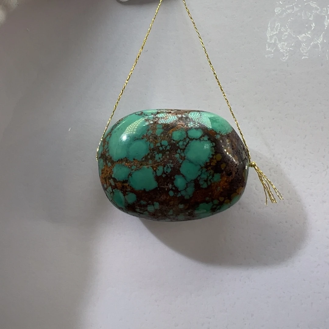 绿松石未镶嵌挂件