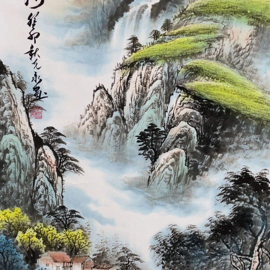 国画老师手笔手绘作品N