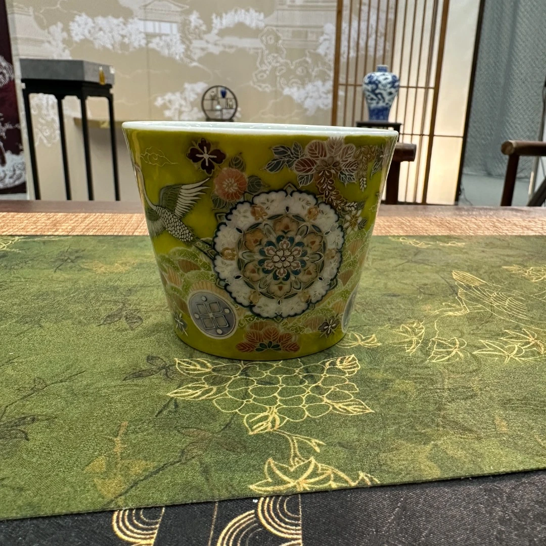 【南昌广电优选】良朋 宝相仙鹤直口杯