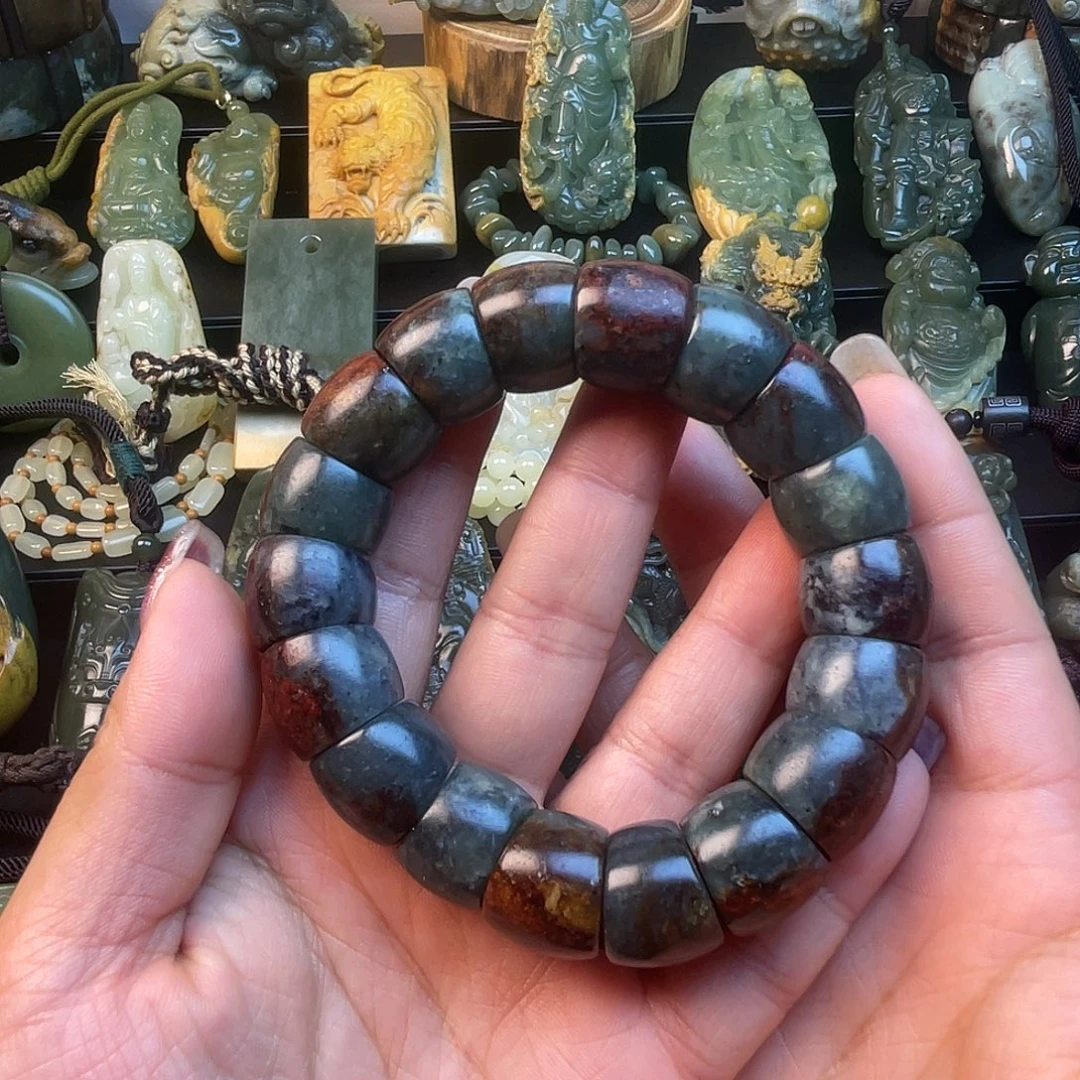 透闪石质玉未镶嵌手链