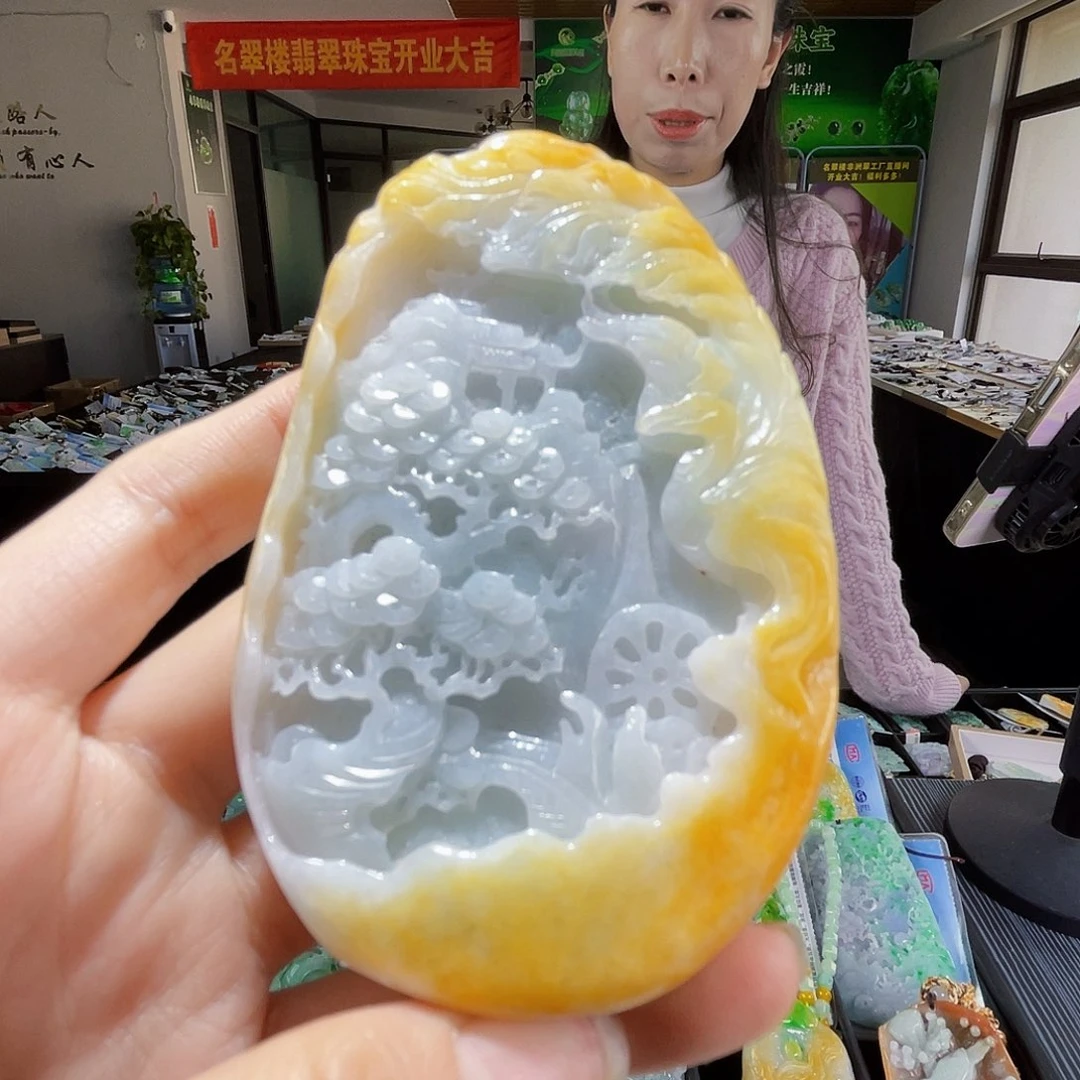 颈饰未镶嵌翡翠翡翠