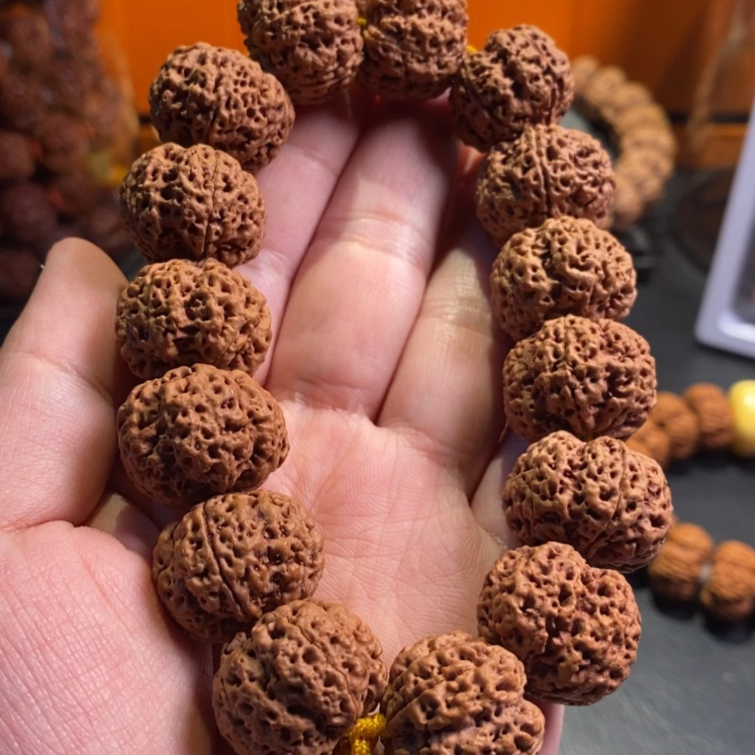 不***该金刚菩提手串蜂窝双龙