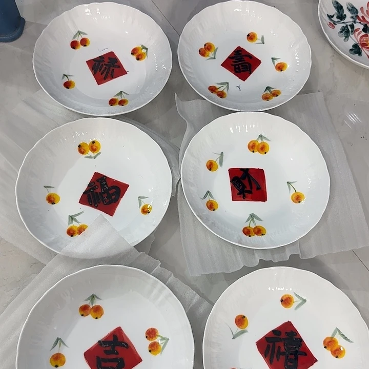 其他景德镇陶瓷手工手绘作品