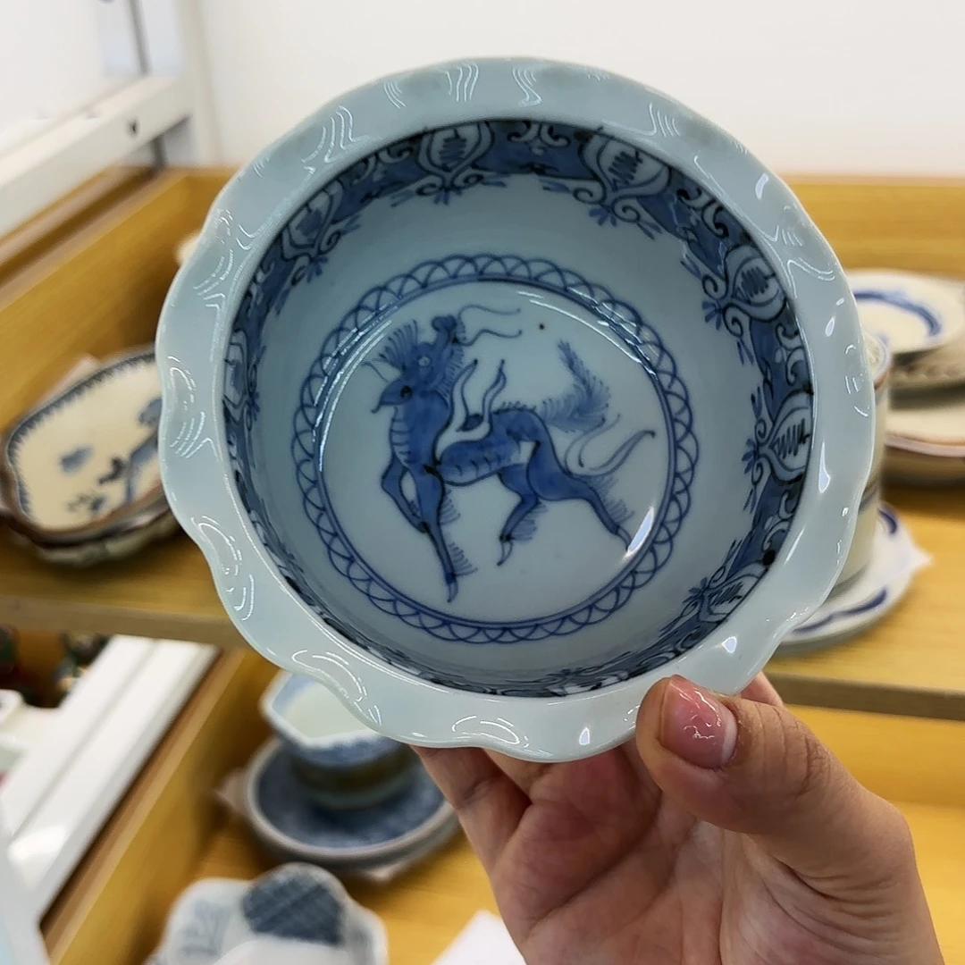 瓷万平窑   高台钵