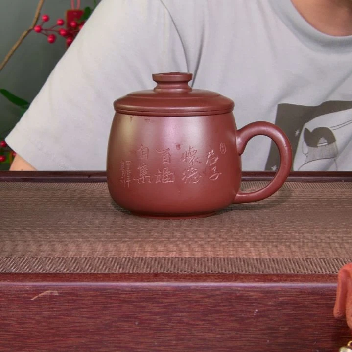 茶杯紫砂高货放漏