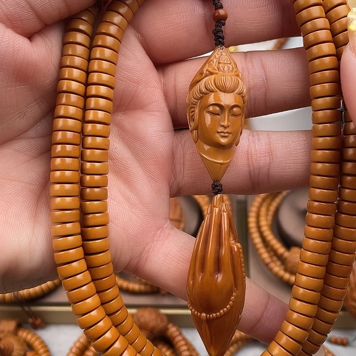 越***8橄榄核手串/手链橄榄核核尖330