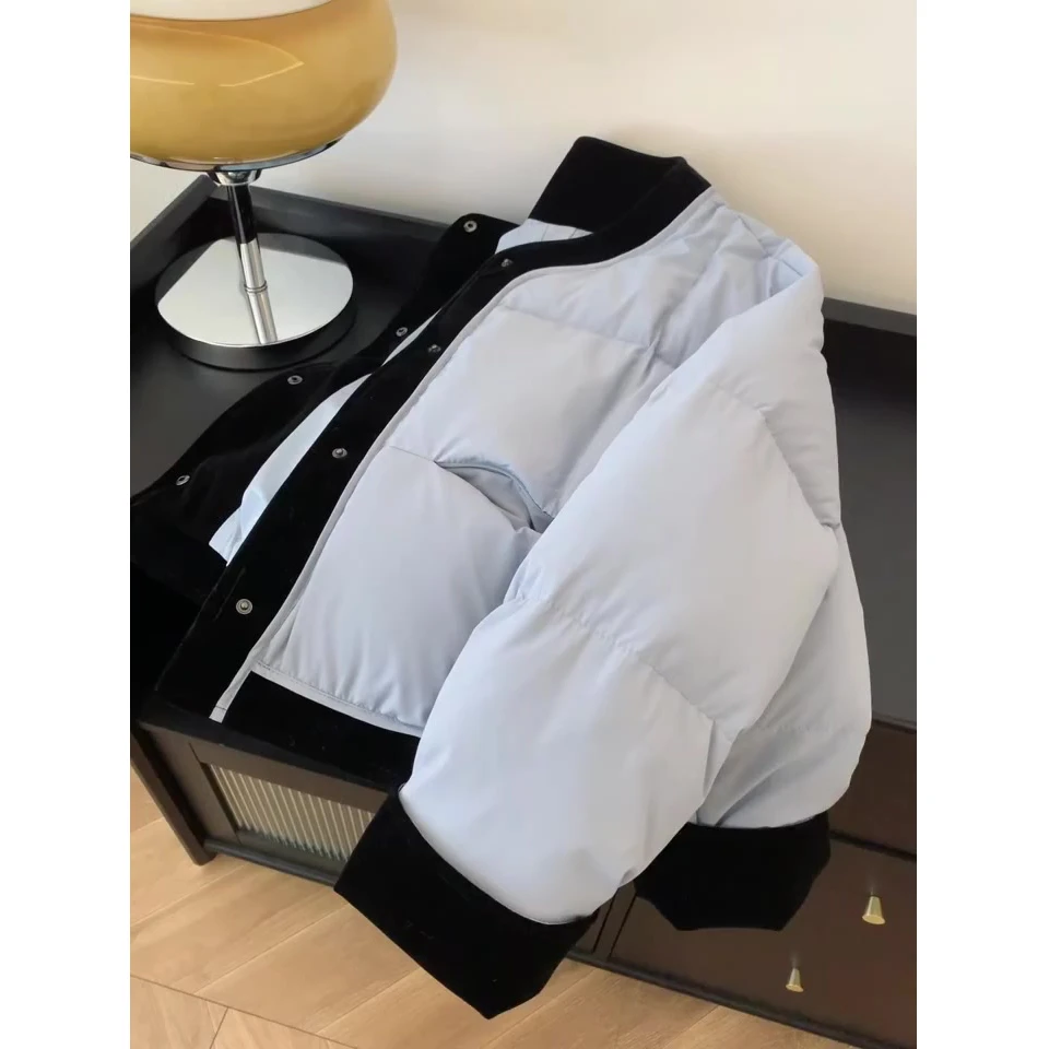 INS CEC新款时尚设计潮休闲轻盈棉服夹克冬季小个子长袖棉衣外套