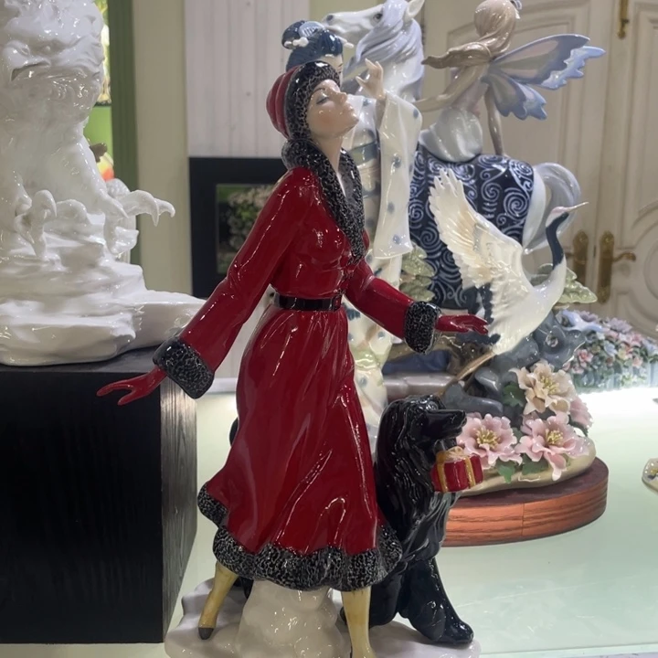 橙***燃32cm尊匠艺术瓷偶一个