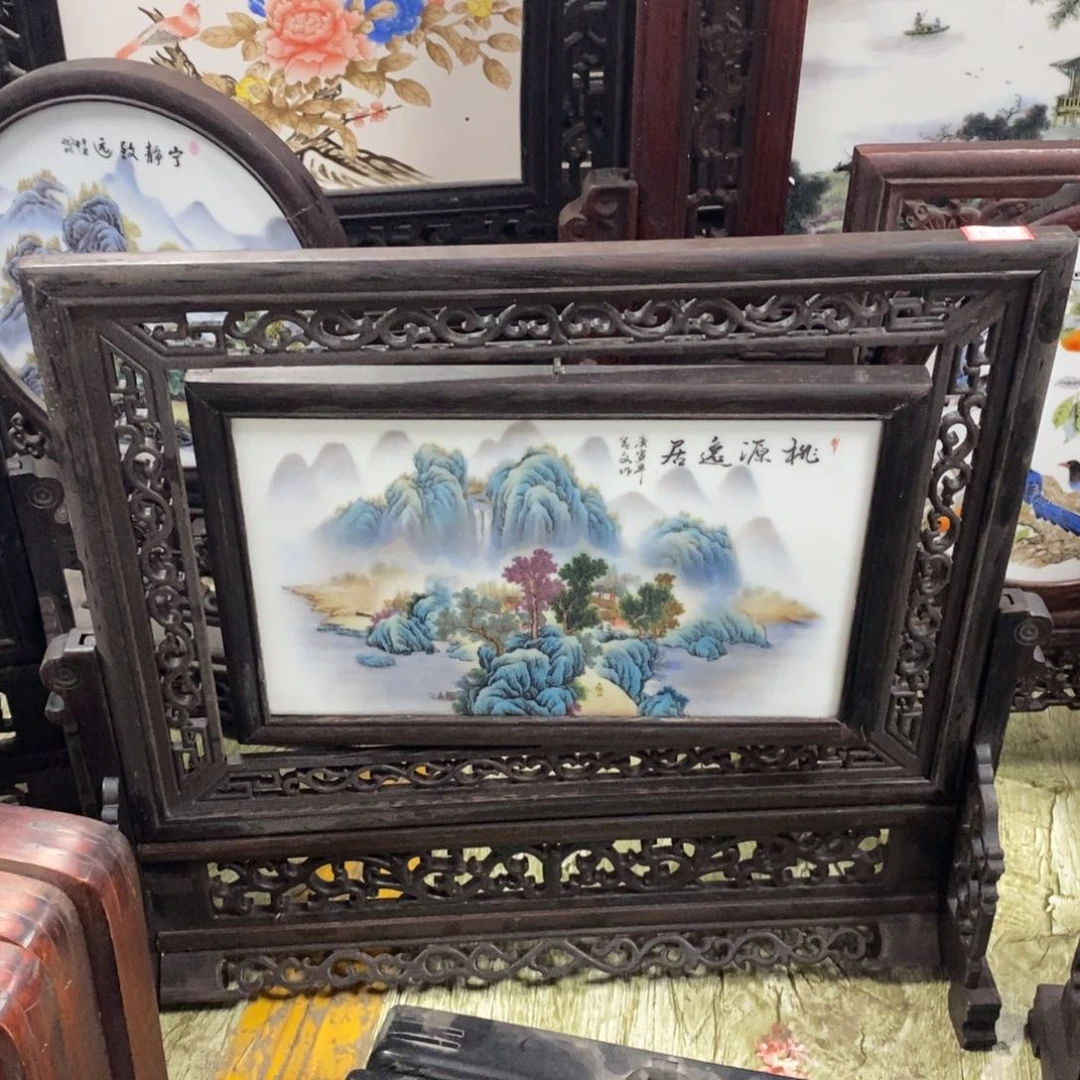 瓷片景德镇瓷板画柴窑烧制
