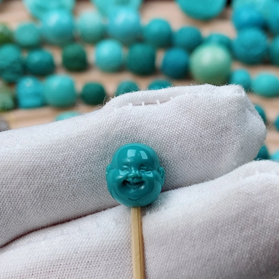 绿松石未镶嵌珠宝半成品卡9.2