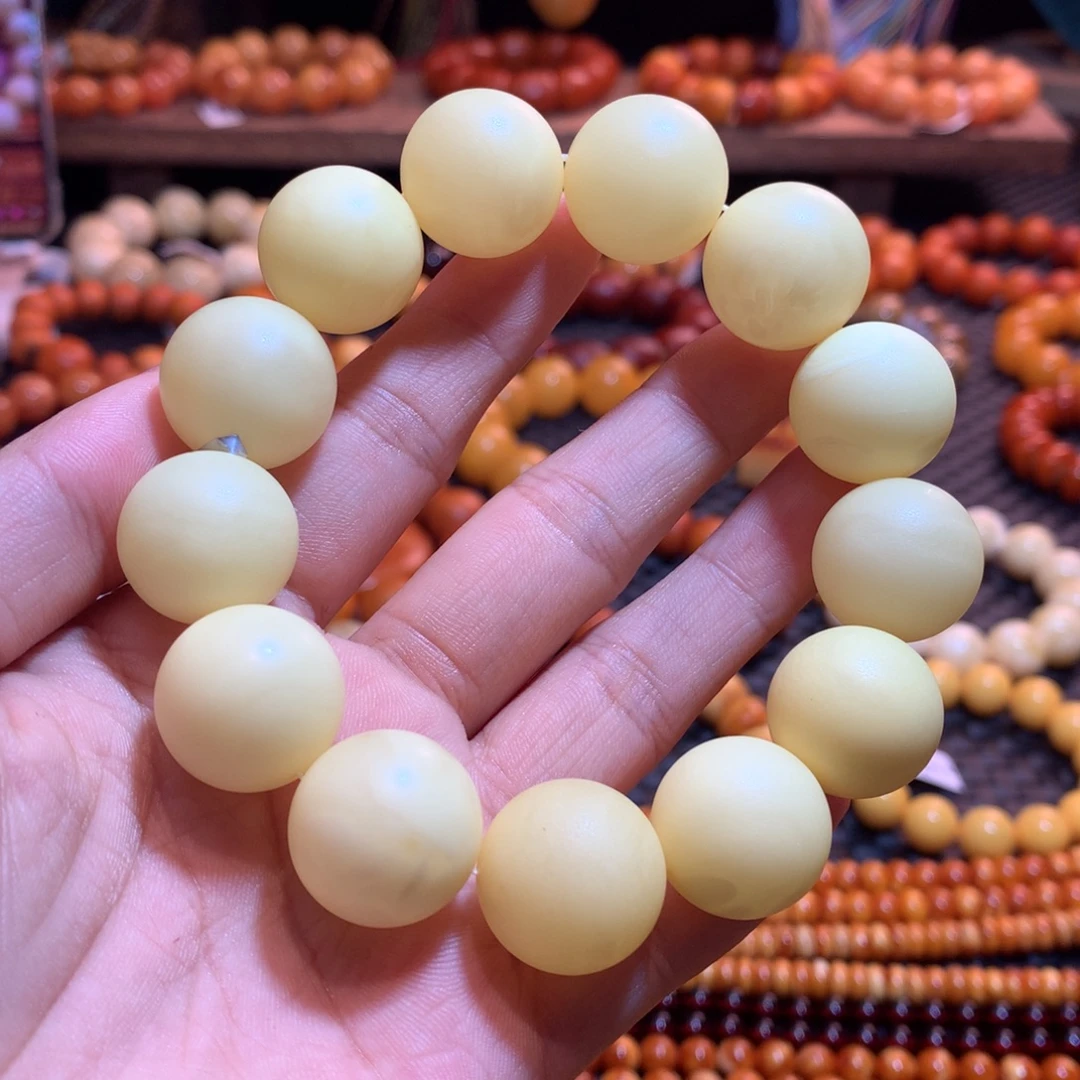 蜜蜡未镶嵌手串蜜蜡