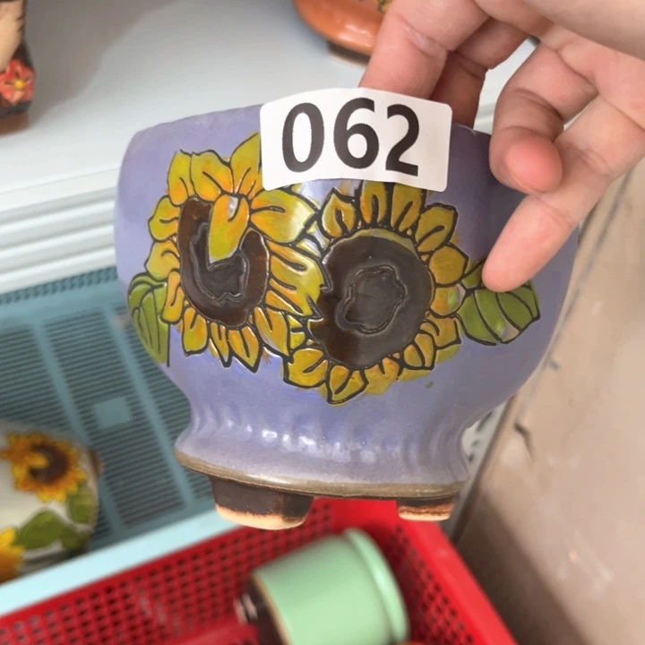 紫砂花盆粗陶材质多肉花盆