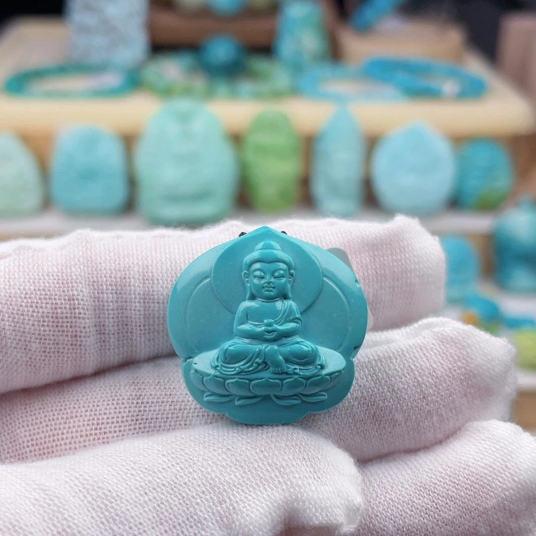 未镶嵌绿松石珠宝奇石