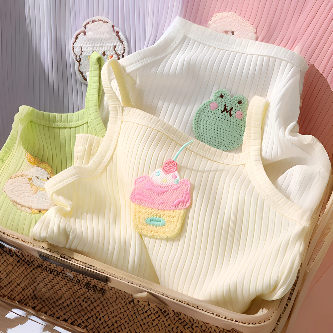 2025夏季女童小吊带炸街背心女童儿童背心内穿发育期夏装背心吊带