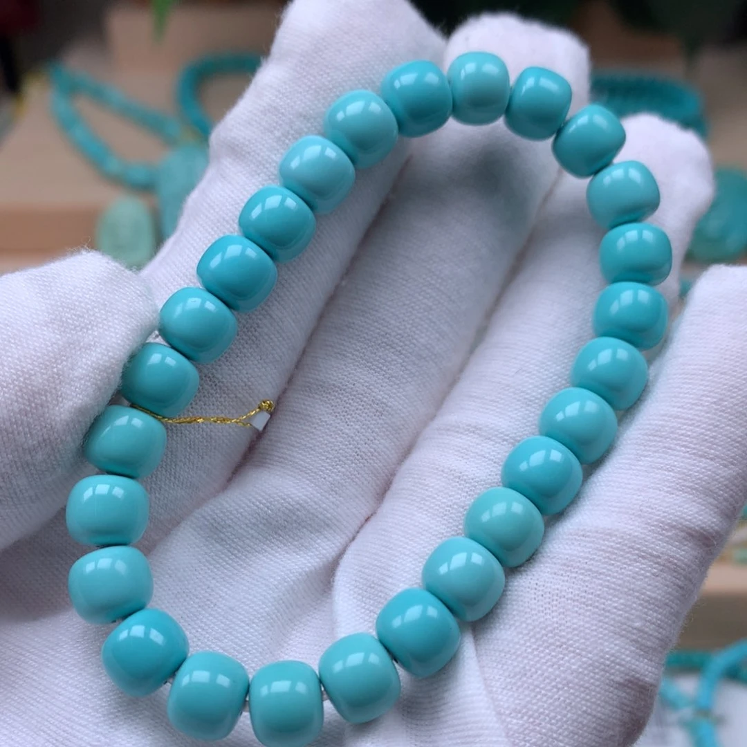 绿松石精品配饰直径8mm未镶嵌