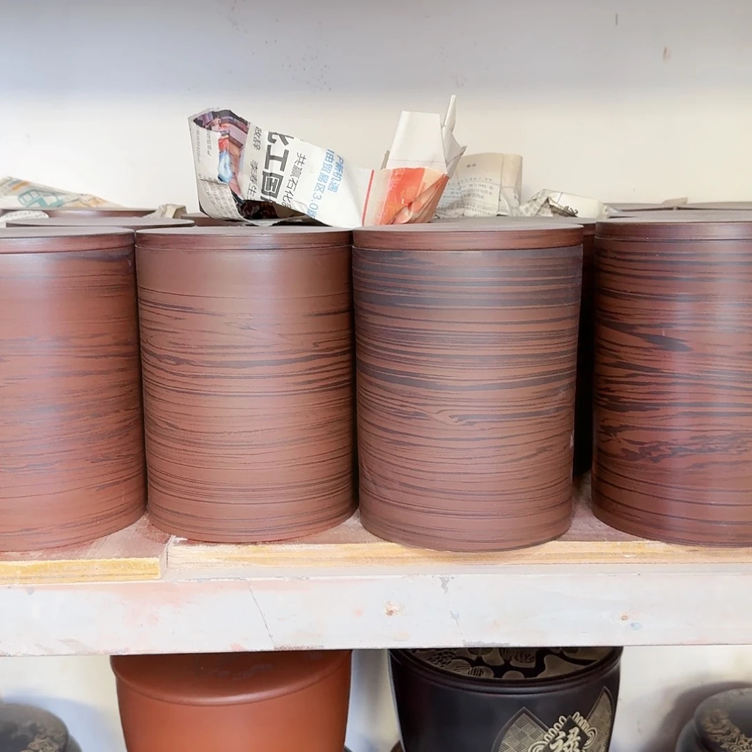 罐绞泥茶叶罐八两装