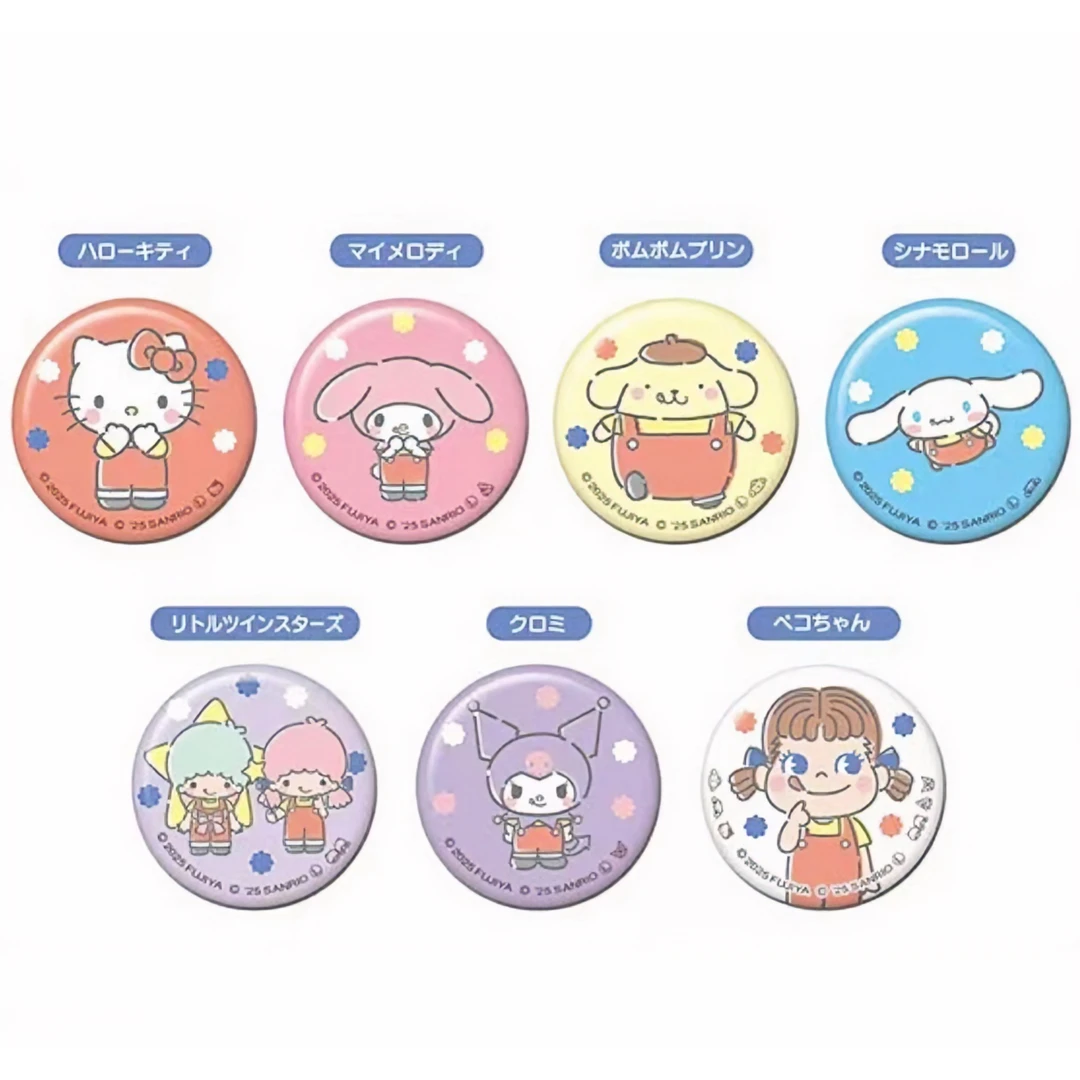 【同意代拆】三丽鸥x不二家联名吧唧徽章拍立得盲盒