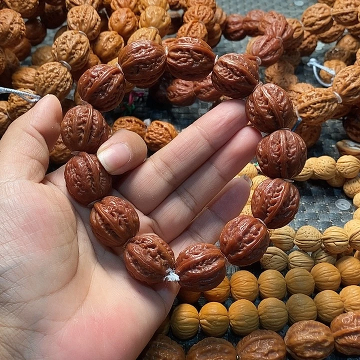 文玩核桃手串粗筋