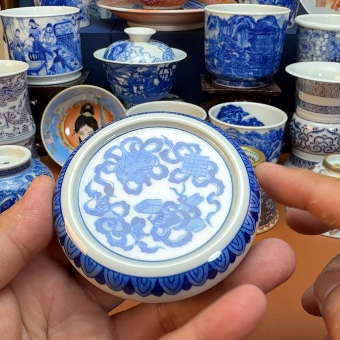 杯子景德镇全手工手绘陶瓷