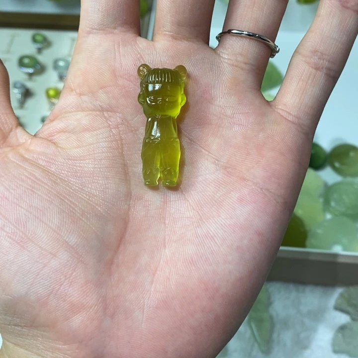 未镶嵌蛇纹石玉吊坠(不含链)