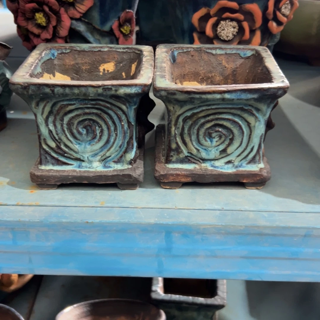 8 号手工花盆陶然花器