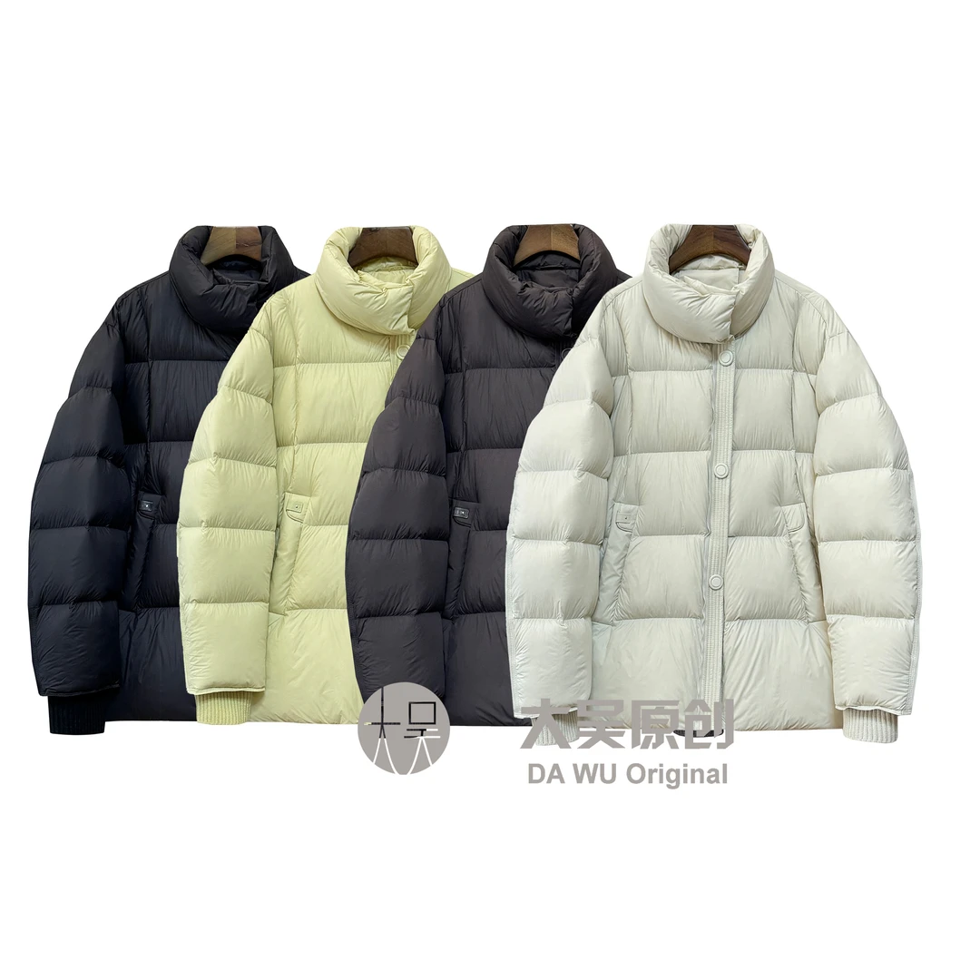 《大吴原创》“暖暖冬日”小立领羽绒服90白鸭绒轻感保暖简约百搭