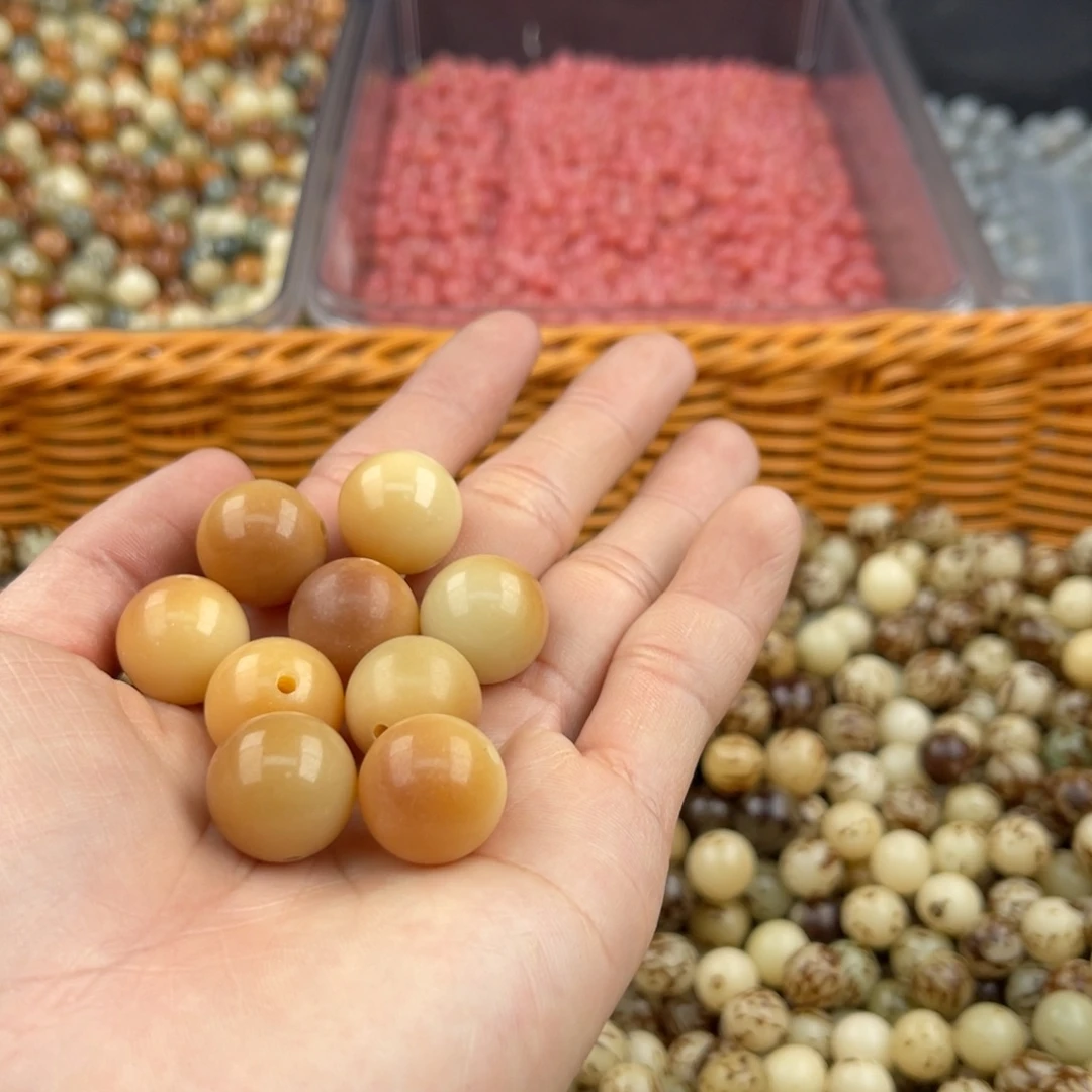 白玉菩提吊坠z 16mm/10+5 微瑕不售后