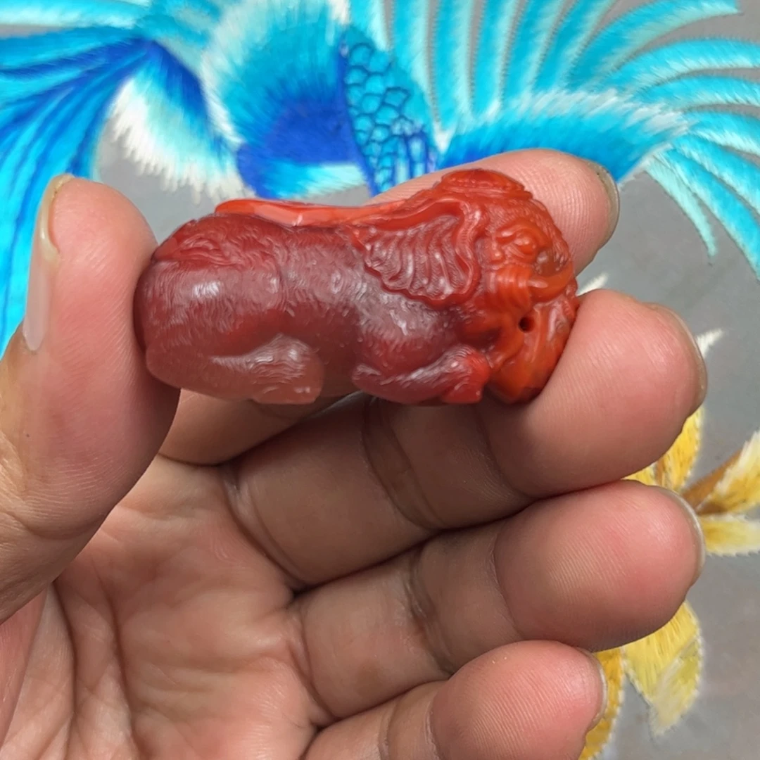 南红玛瑙未镶嵌吊坠